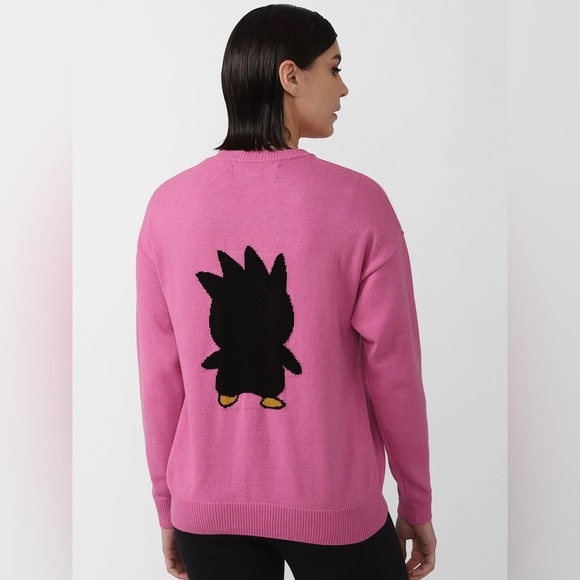 HELLO KITTY AND FRIENDS by SANRIO x FOREVER 21 Badtz Maru Sweater Pullover - Picture 3 of 8